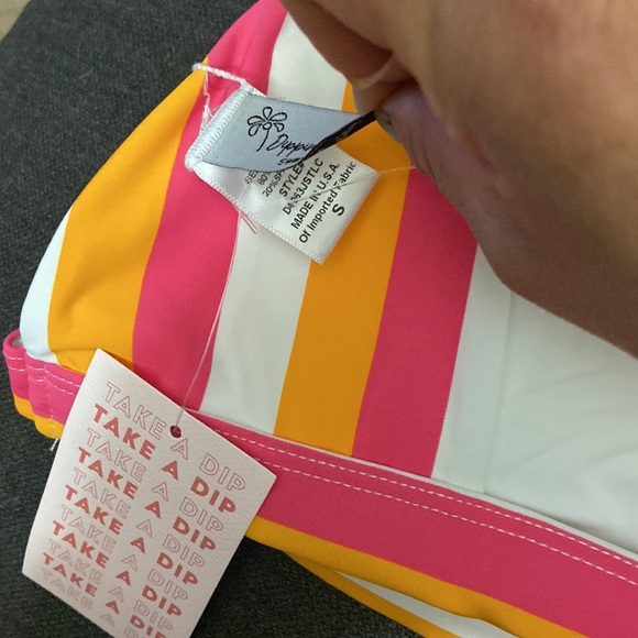Dippin Daisys Carnival Striped Bikini Top - Picture 6 of 7